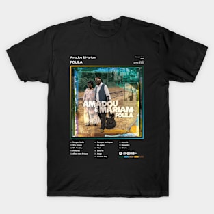 Amadou & Mariam - Folila Tracklist Album T-Shirt